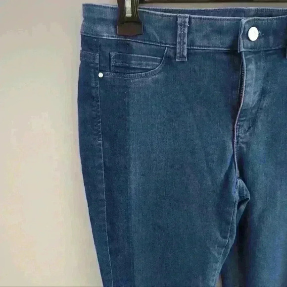 WHITE HOUSE  BLACK MARKET | Two Toned Skinny Stretchy Jeggings Size Small - Picture 2 of 4